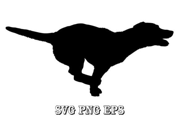Dog Runs Silhouette SVG