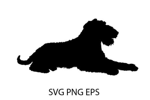 Fox Terrier Lies Silhouette SVG