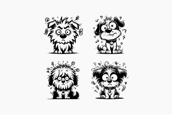 Frazzled Dog Embroidery Design