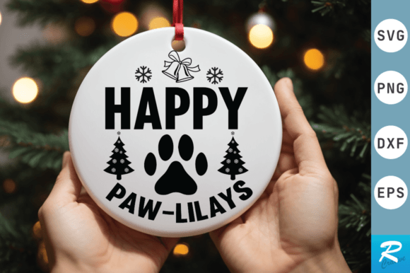 Happy Pawlilays Svg Design