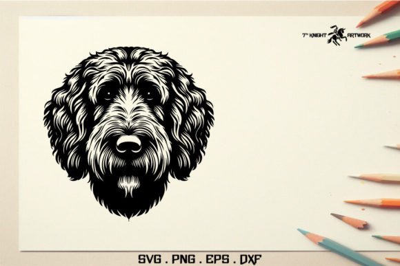 Labradoodle Dog Head SVG: A Designer's Review