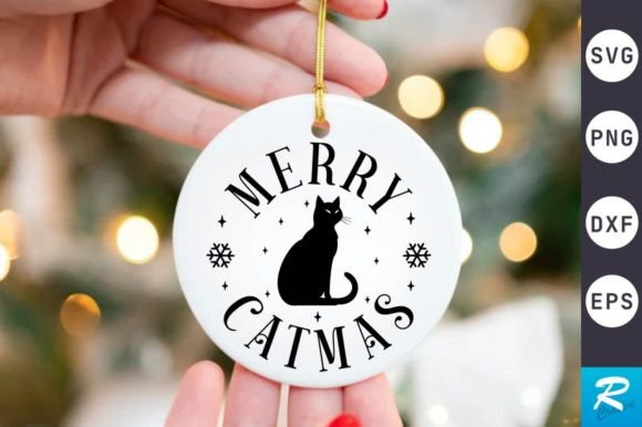 Merry Catmas SVG Design