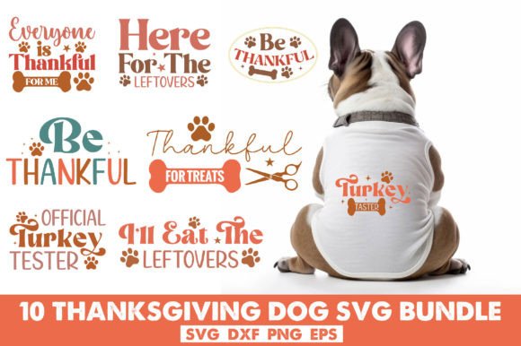 Thanksgiving Dog Bundle SVG Dog Bandana
